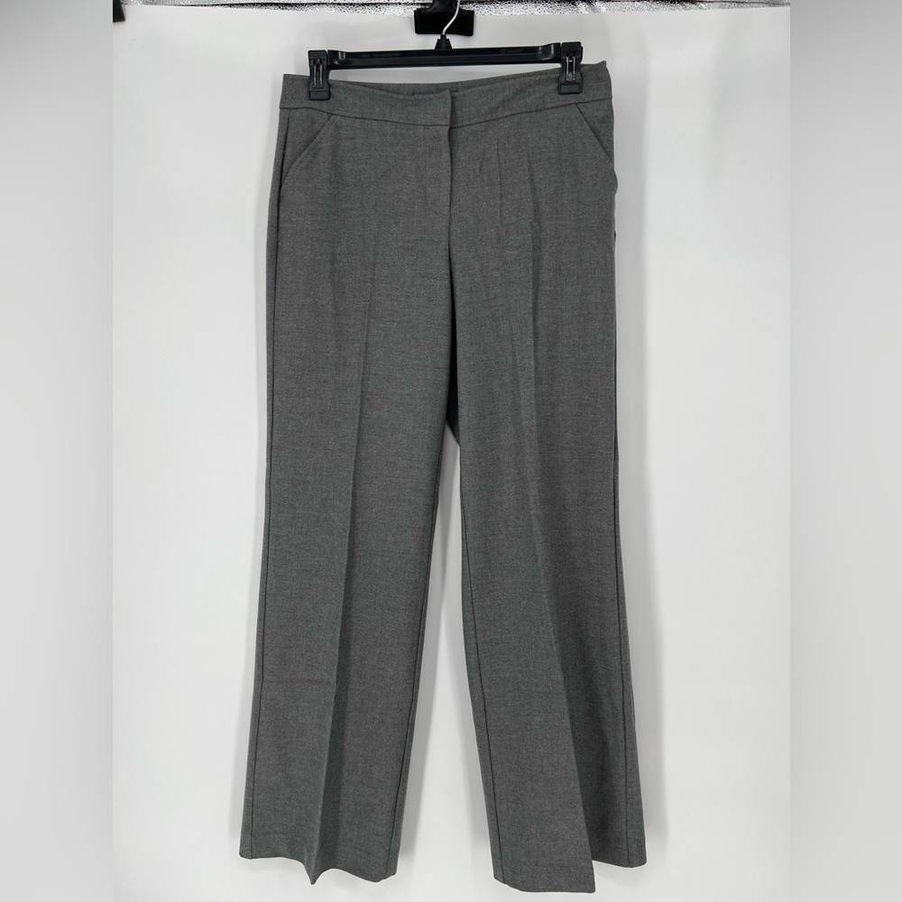 LIZ CLAIBORNE SLOAN NWOT CLASSIC STRAIGHT LEG PANTS IN DOVE GREY